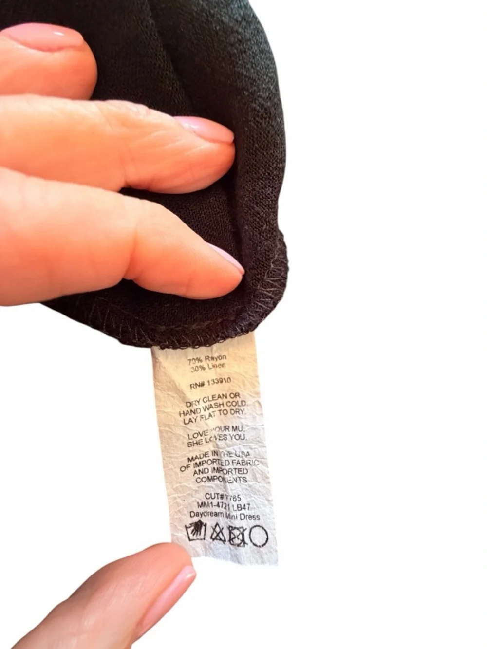 Show Me Your MuMu Black Scoop Neck Dress - Picture 6 of 6